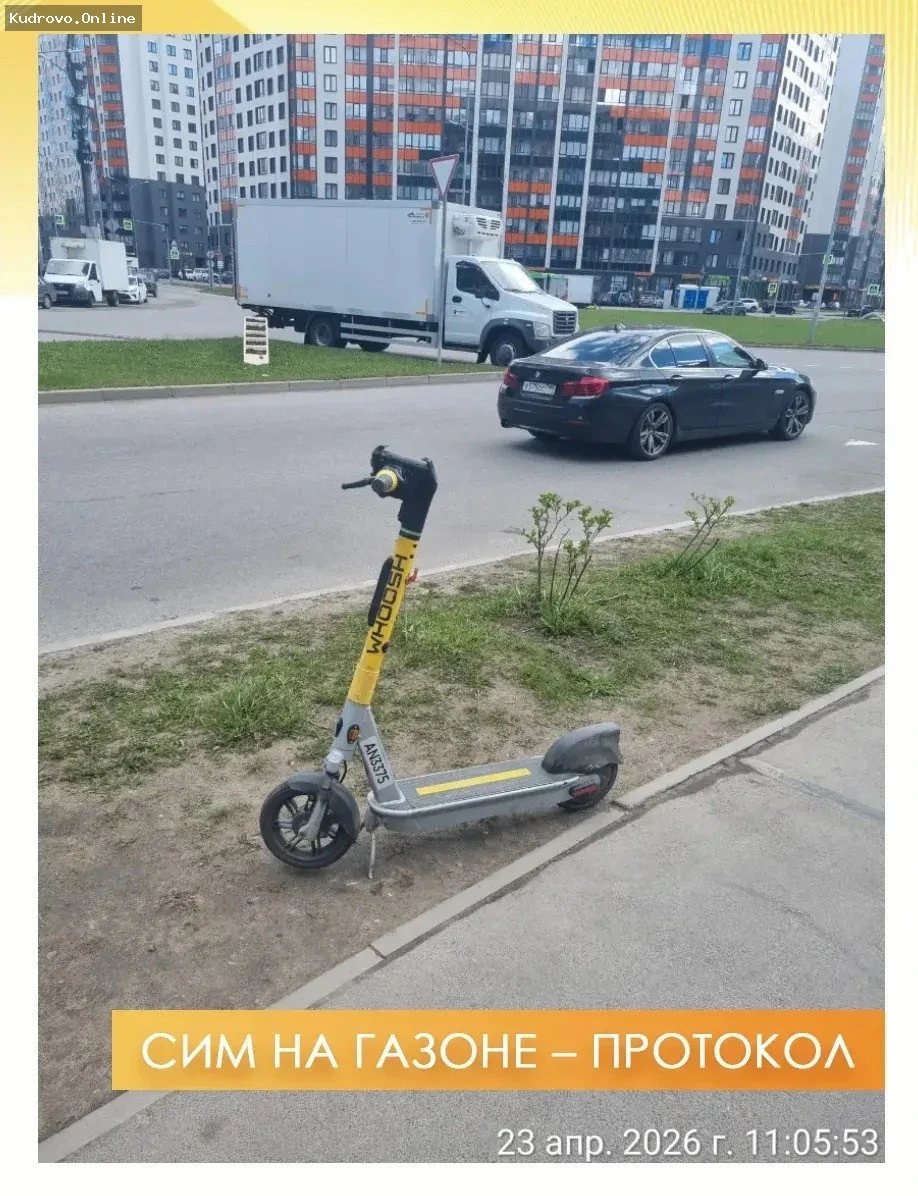 Кикшерингу грозят штрафы за нарушения в Заневском поселении