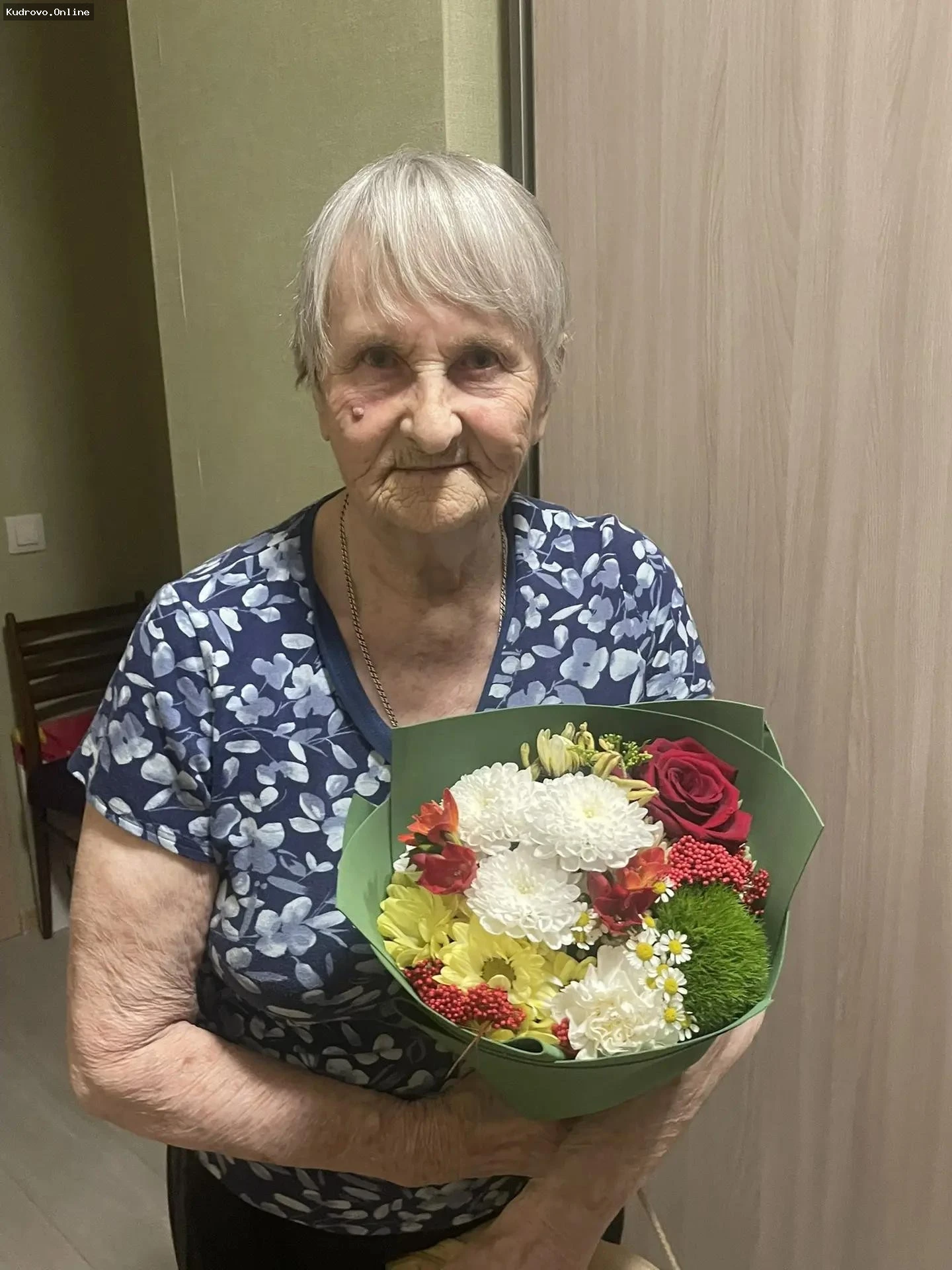 Долгожительница из  Кудрово Валентина Веселова отметила 85 лет