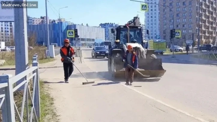 Коммунальные службы активно убирали Заневское поселение