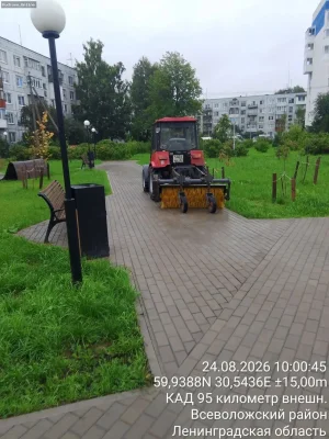 Итоги уборки территорий в  Заневском городском поселении за  неделю