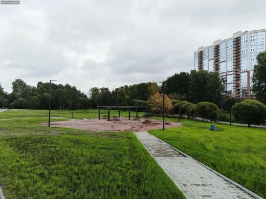 Завершение строительства детской площадки в  парке «Оккервиль»