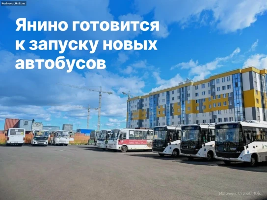 Развитие транспортной инфраструктуры в  Янино-1: подготовка к  запуску больших автобусов