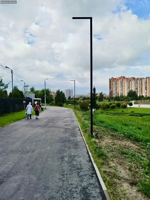 Модернизация освещения в  парке Оккервиль