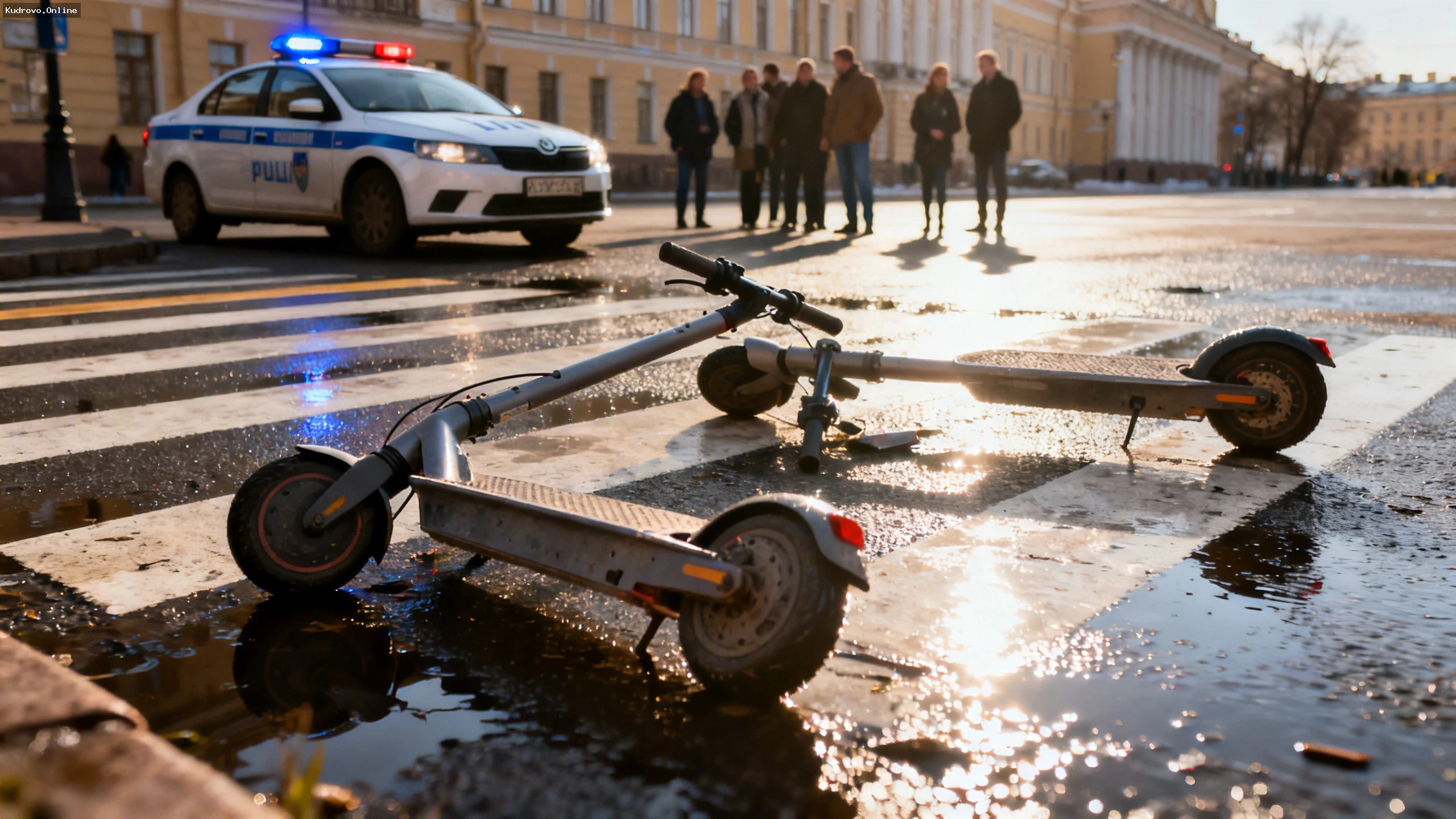 Аварии с электросамокатами в Петербурге