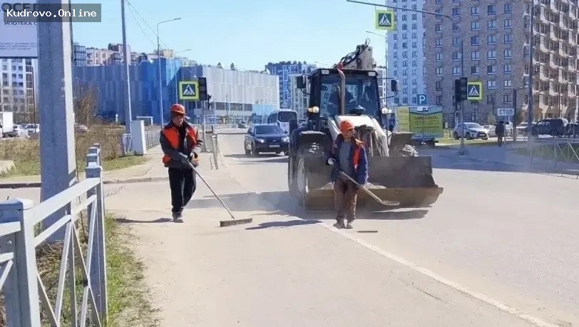 Коммунальные службы активно убирали Заневское поселение