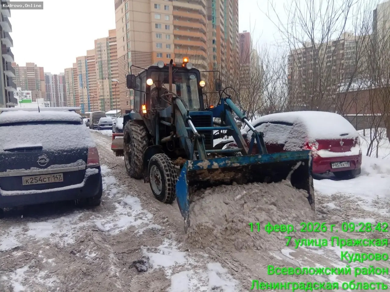 Отчёт по уборке Заневского городского поселения