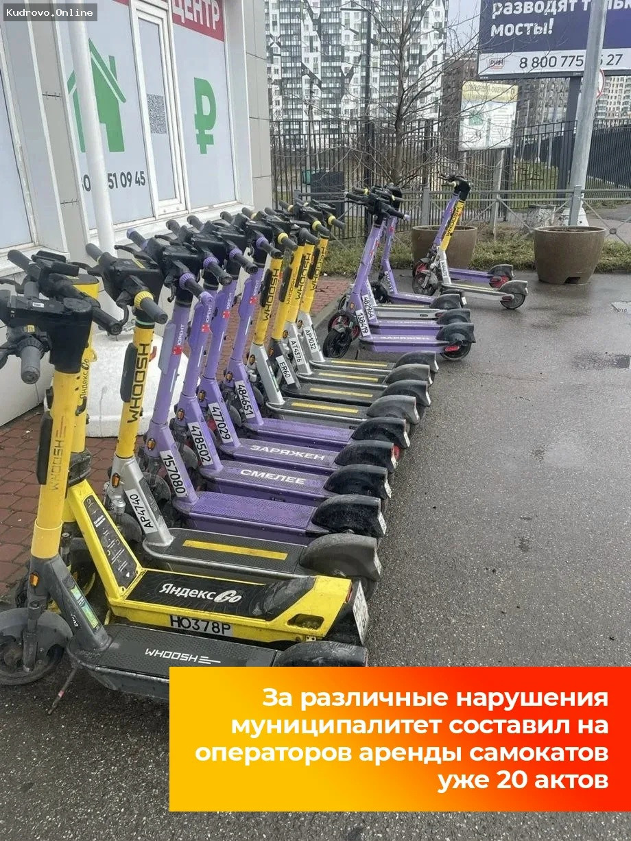 Контроль за самокатами
