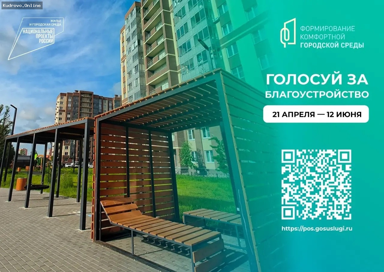 Голосование за благоустройство общественных зон в Ленинградской области